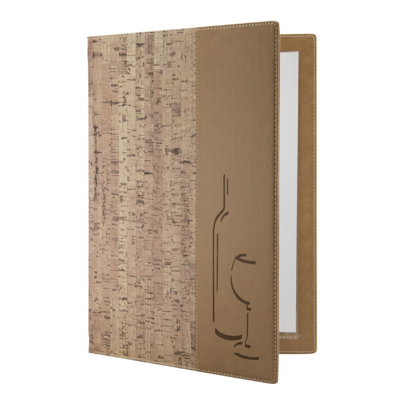 Bor- és itallap tartó A/4 Design Cork