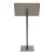 Világító menütartó tábla (vitrin vagy állvány) Securit Coated Steel, 3xA/4, sötét szürke