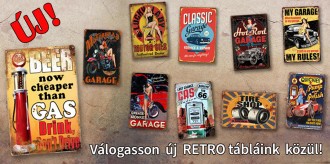 Retro tábla csomag